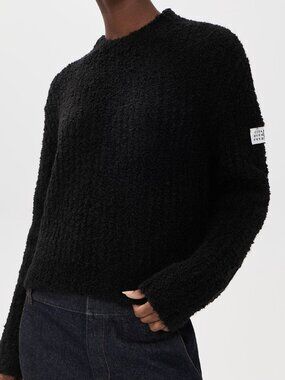 MM6 Maison Margiela Boucle Crewneck Pullover Sweater